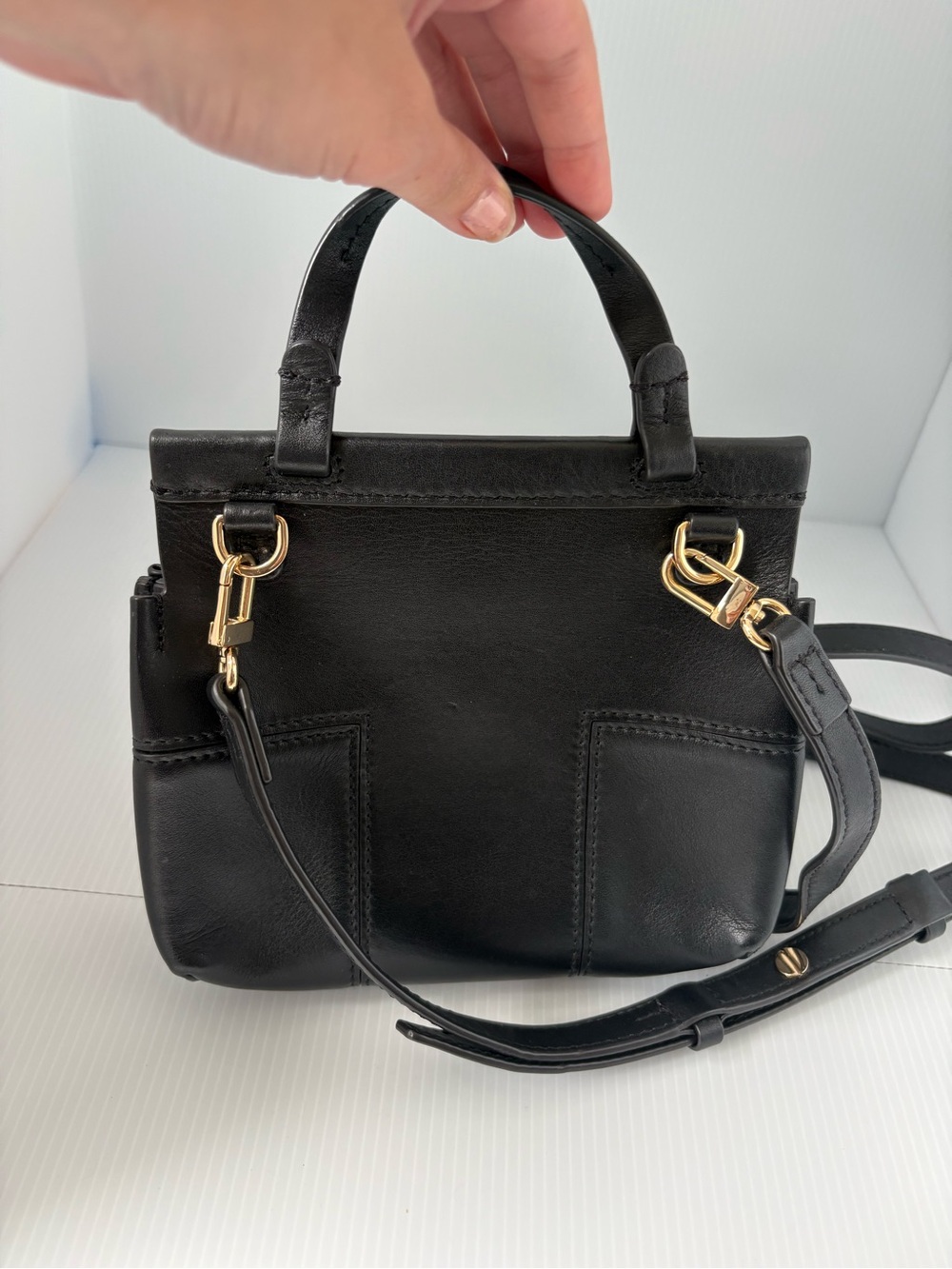 Tory Burch Block T Mini Leather - Picture 4 of 8